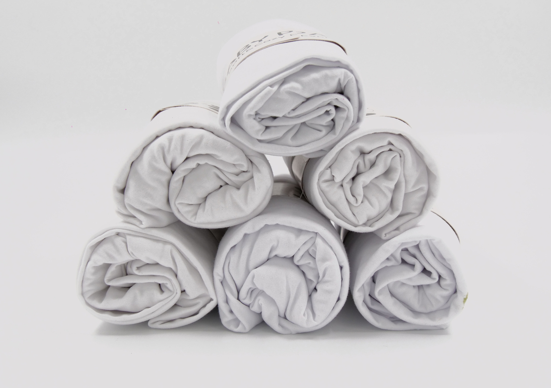 סדין לעגלה לאמבטיה | לבן שלג