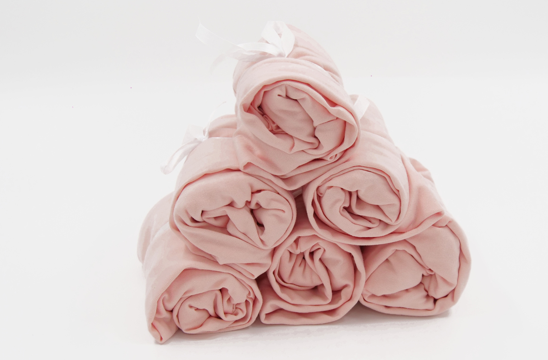 סדין לעגלה לאמבטיה | ורוד בייבי