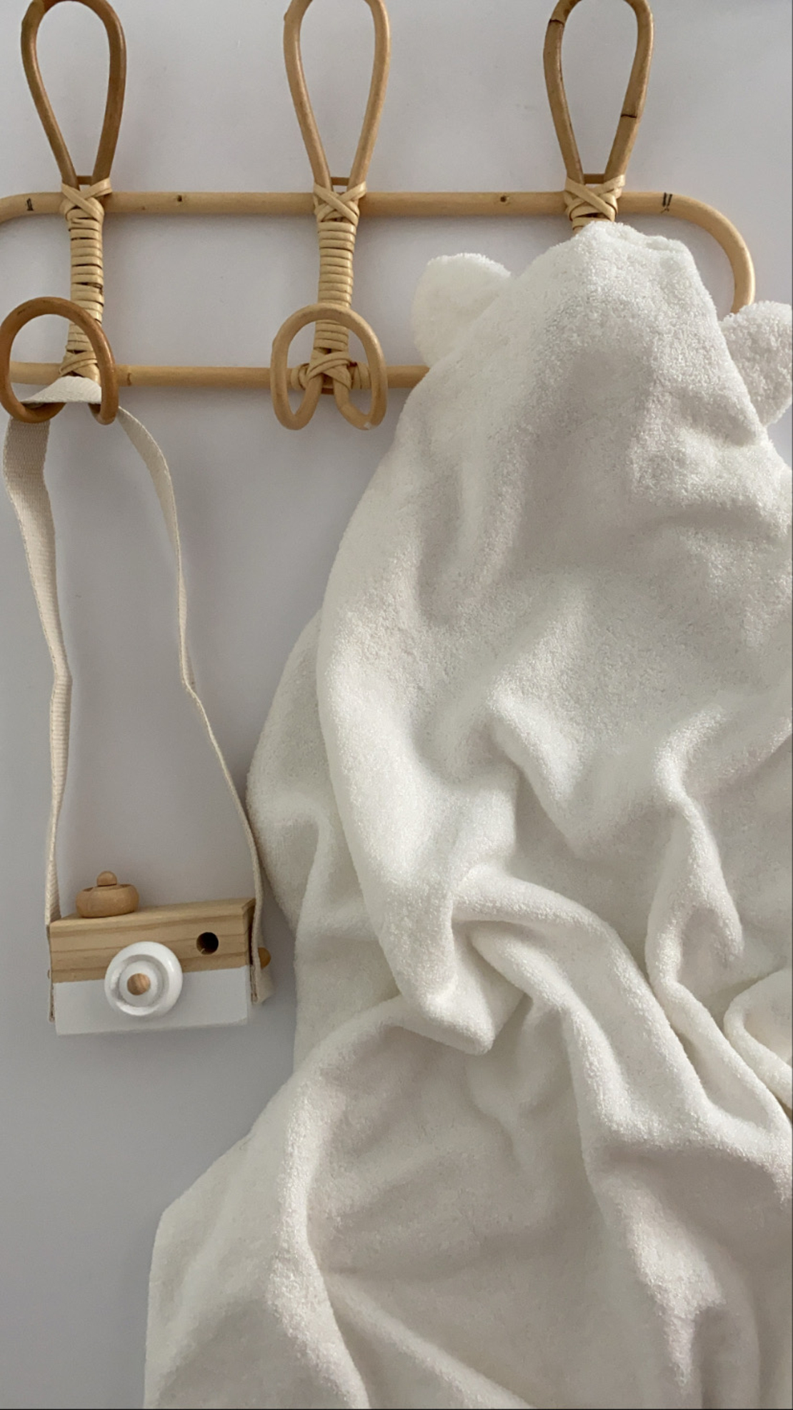 מגבת במבוק אורגני 90*70 NB | לבן