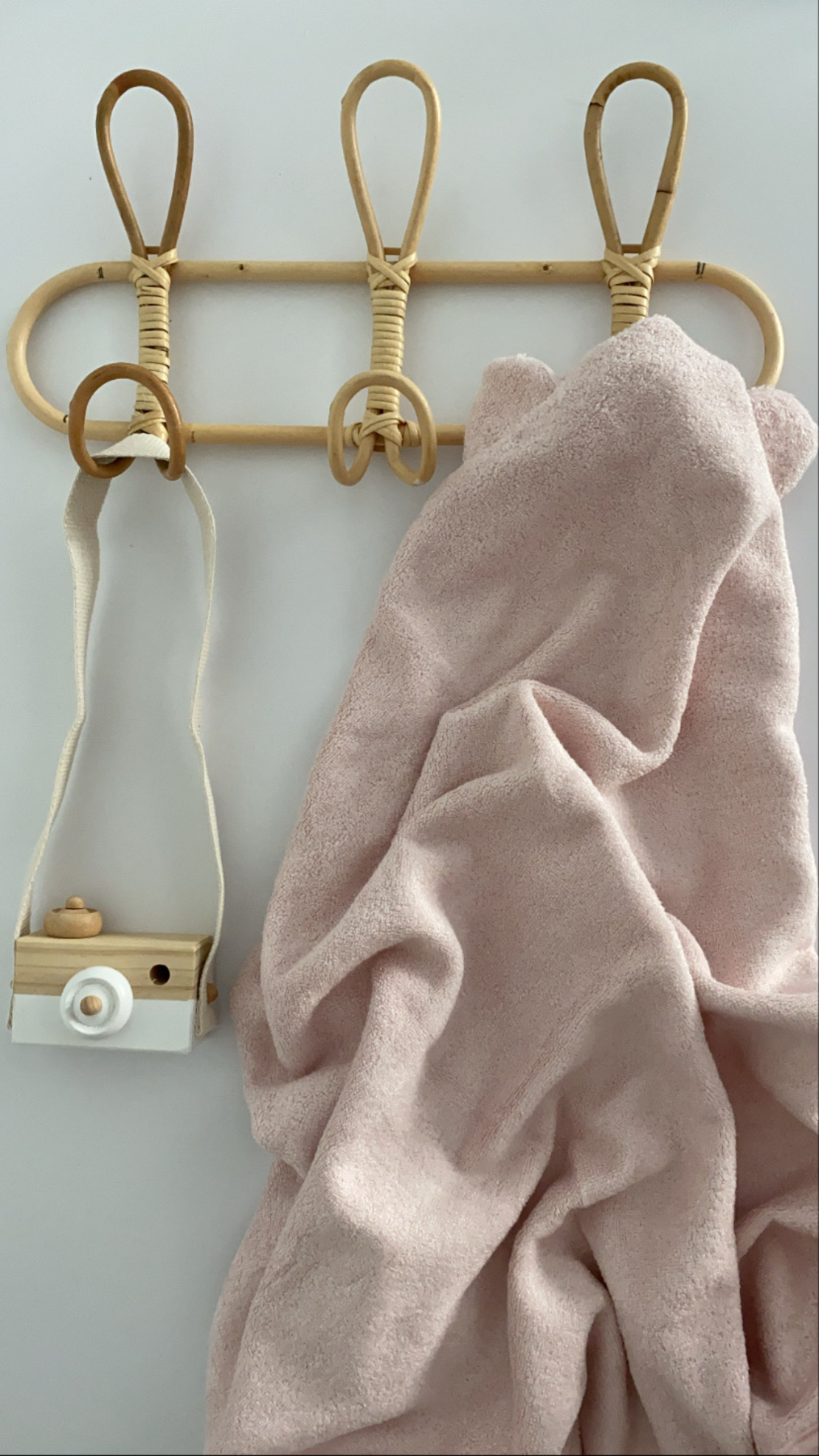 מגבת במבוק אורגני 90*70 NB | ורוד 