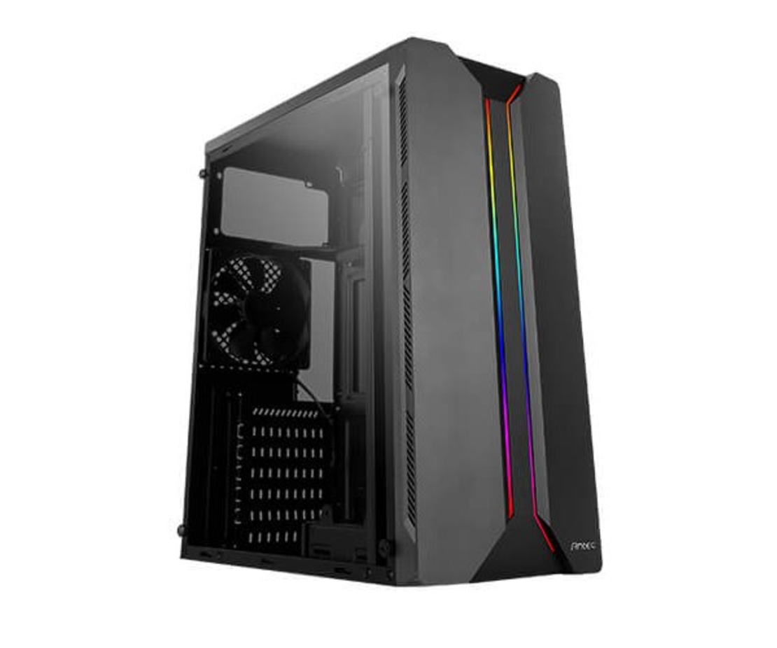מארז למחשב נייח Antec NX110 Mid Tower ATX RGB front Panel no PSU
