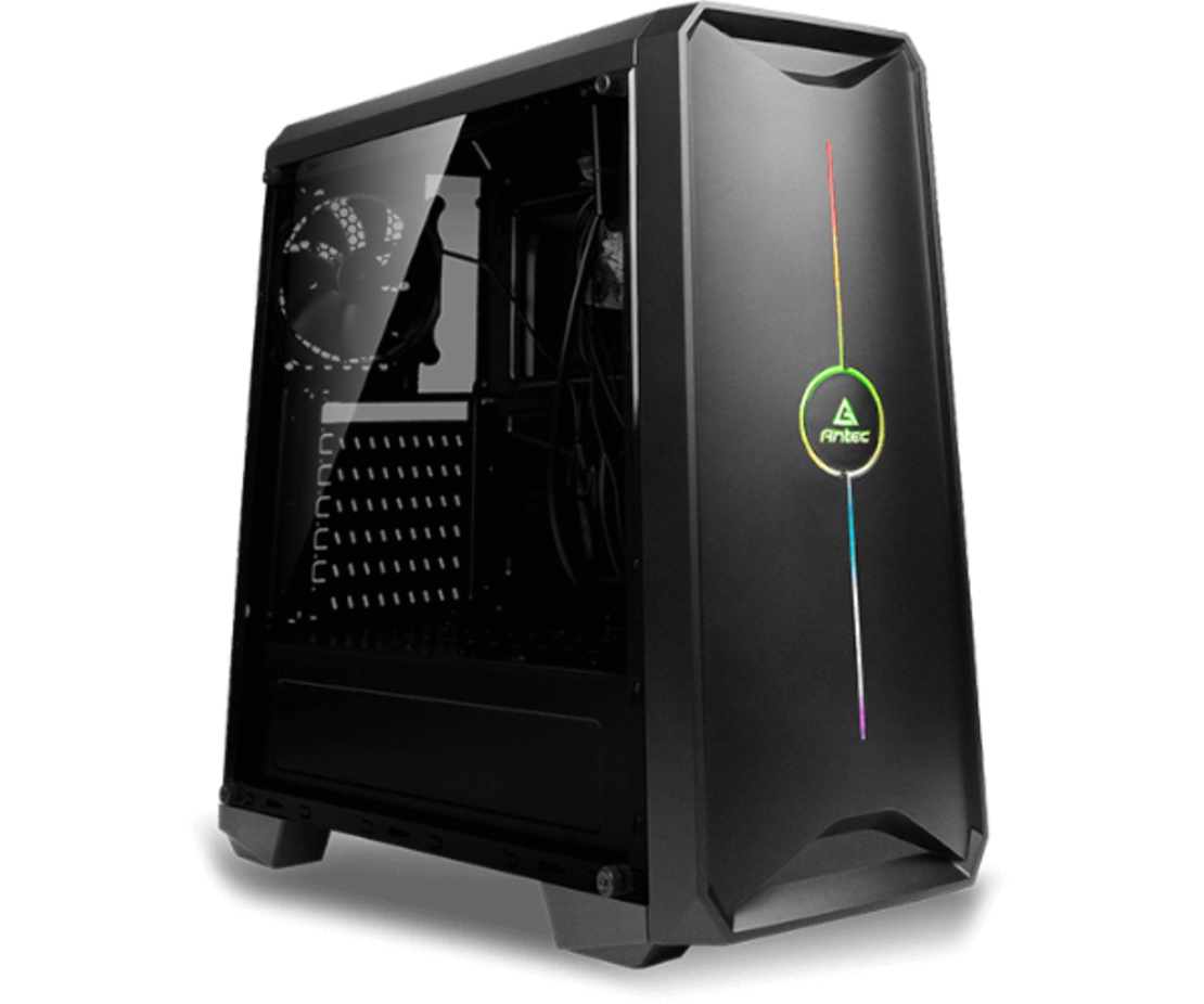 מארז ללא ספק ANTEC NX200 GAMING CASE RGB STRIPE