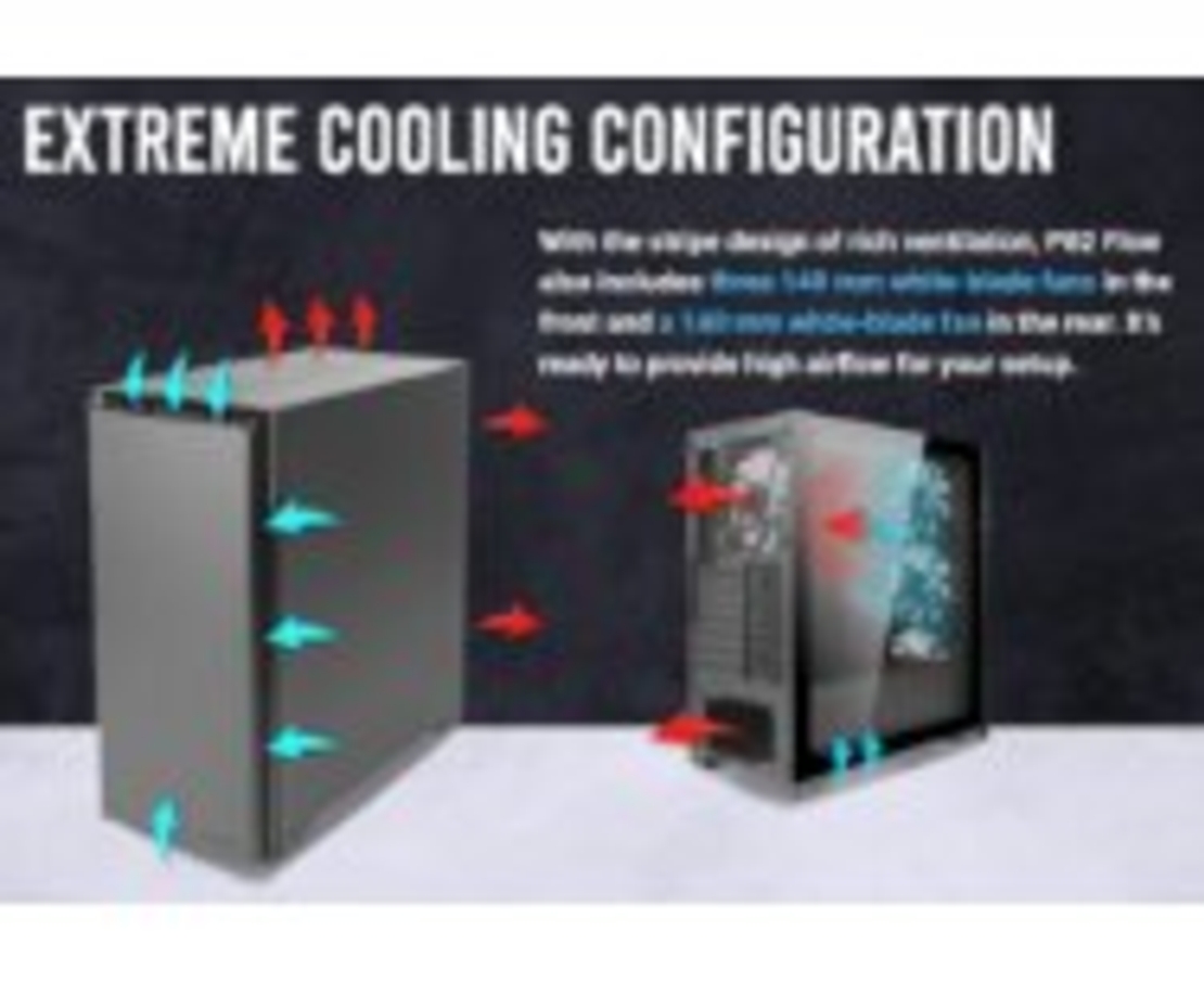 מארז Antec P82 FLOW ATX MID TOWER 4X14CM FAN Black