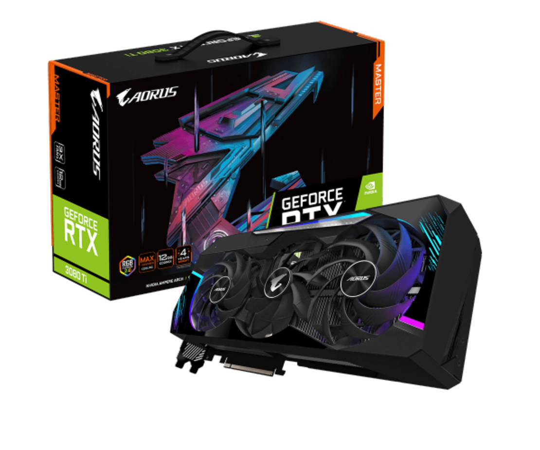 כרטיס מסך Aorus GeForce RTX 3080 Ti Aorus Master12G PCIE 4.0