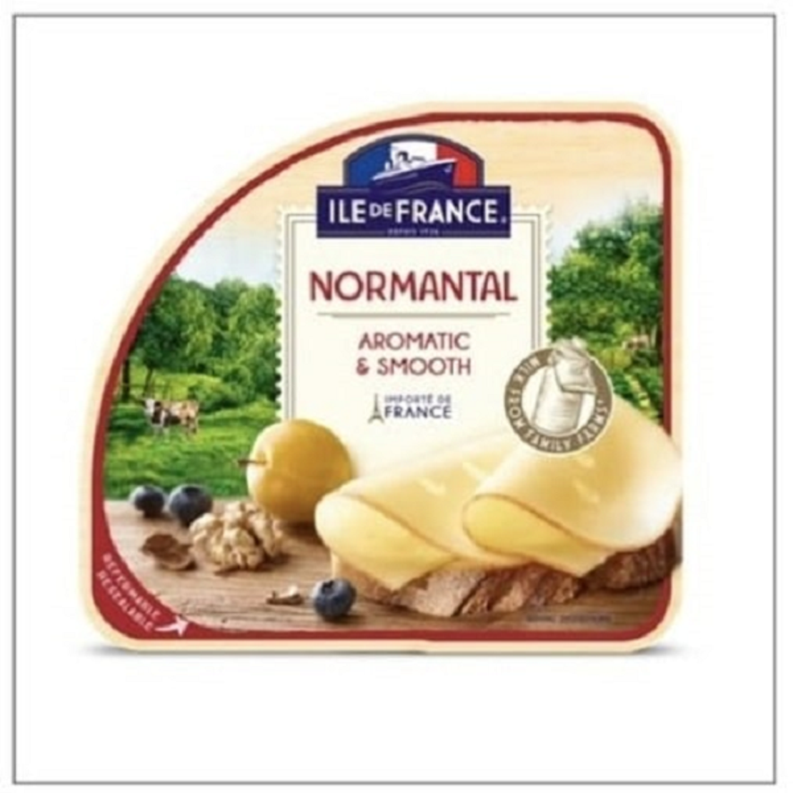 גבינת נורמנטל פרוסות 150 גר