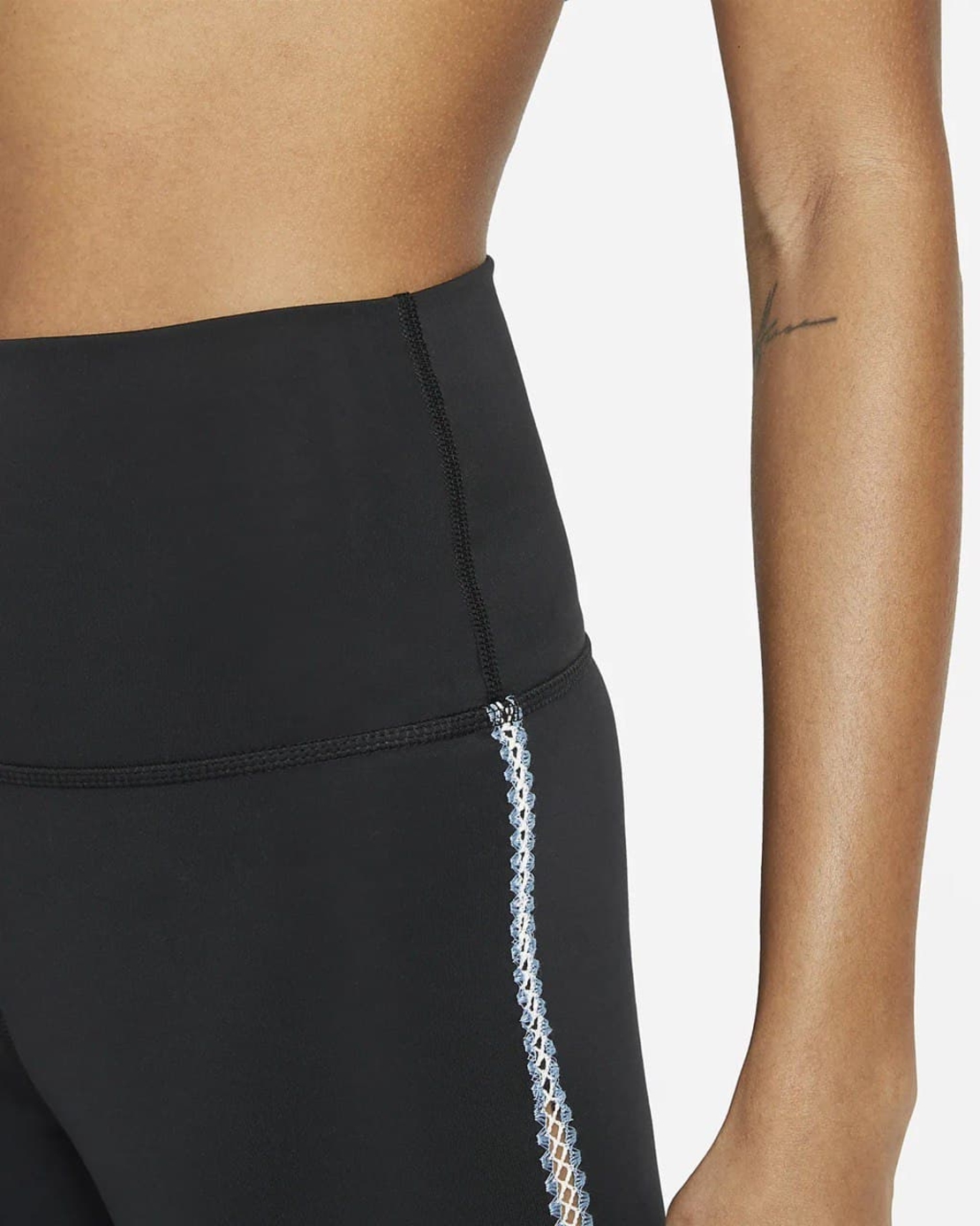 טייץ נייק נשים | Nike Yoga Women's 7/8 Crochet Edge Leggings 