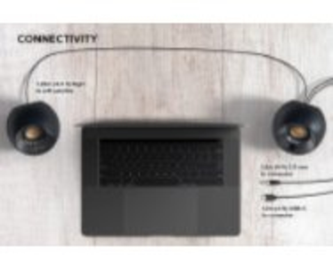 רמקולים למחשב Creative Pebble V2 Black 2.0 USB powered Black