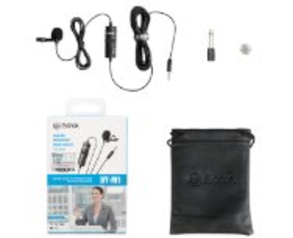 מיקרופון דש כל כיווני בחיבור Boya BY-M1 PL 2.5