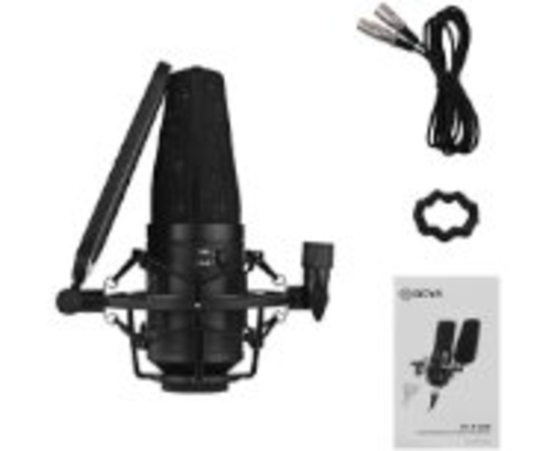 מיקרופון מקצועי כולל קונדנסור חיבור BOYA BY-M1000 XLR