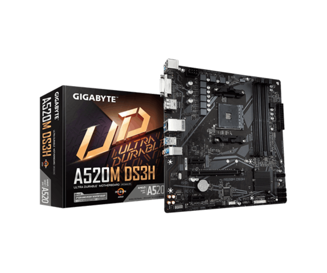 לוח אם למעבדי GIGABYTE A520M DS3H AMD