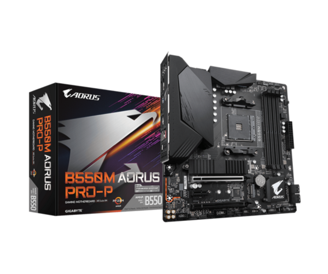 לוח אם למעבדי AMD Gigabyte B550M Aorus PRO-P 2.5GB lan