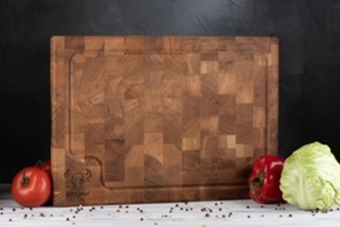  בוצר בלוק אמיתי  קרש חיתוך מקצועי  40X32X4 ס