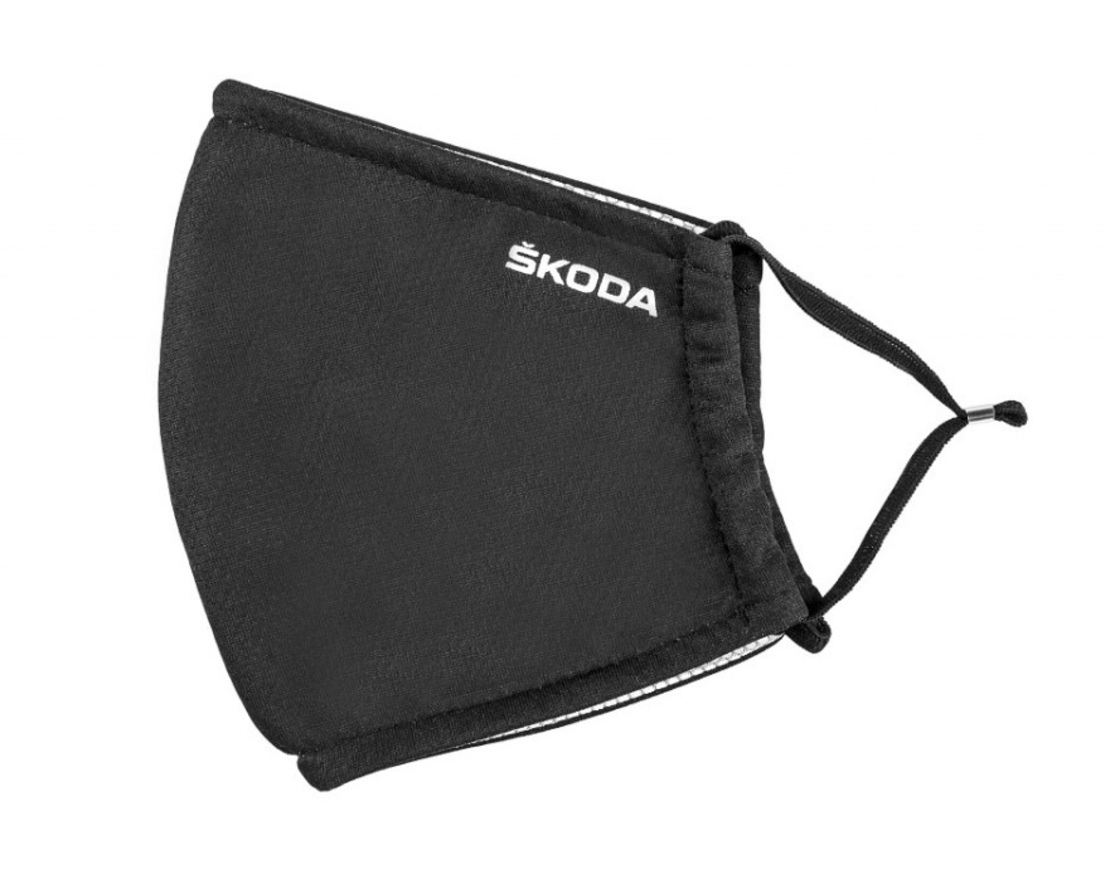 מסכה אנטיבקטריאלית של סקודה צבע שחור