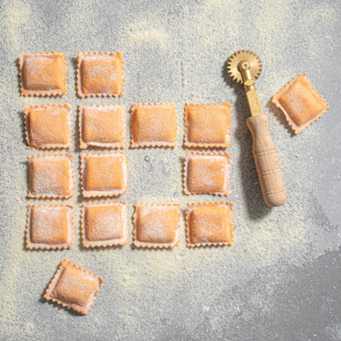 Sweet Potatoes and Mascarpone Ravioli