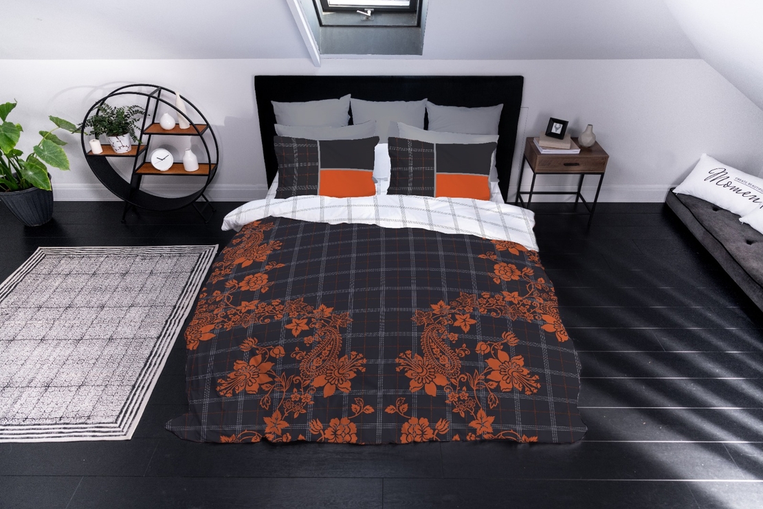 מצעי כותנה אורנג' ווייב 160/200