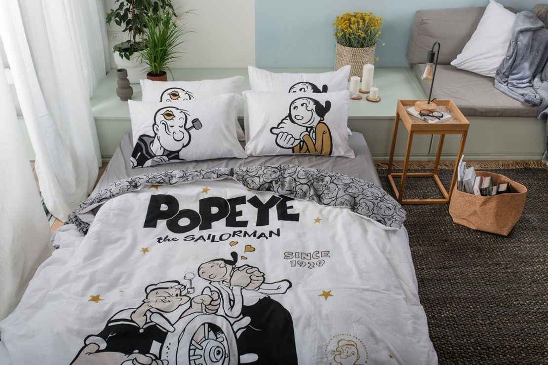 מצעי כותנה מבית ורדינון קארטונס פופאי 160/200