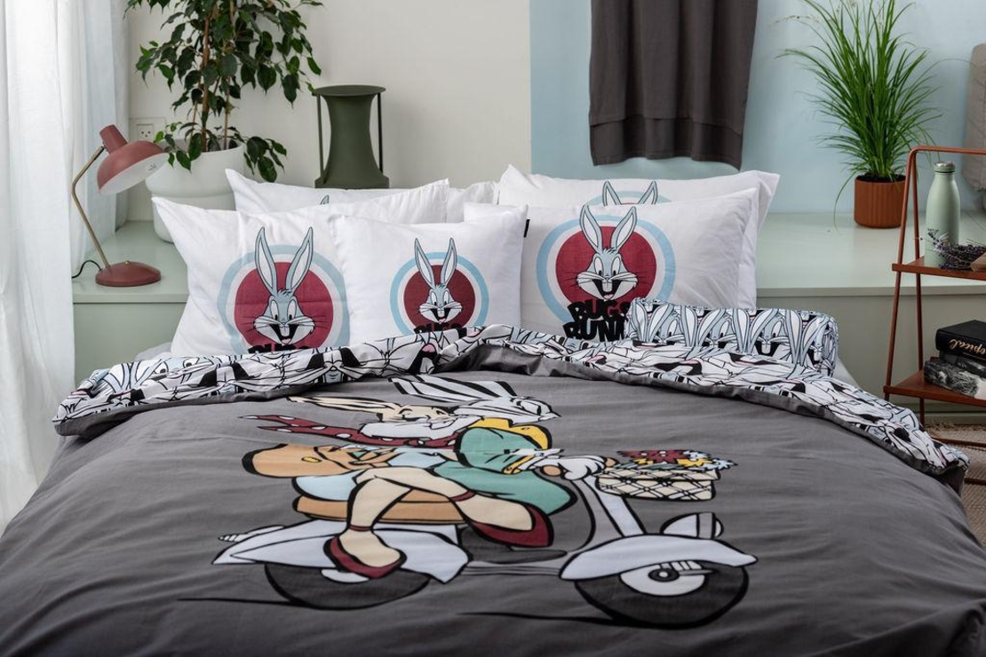 מצעי כותנה מבית ורדינון קארטונס באגס באני 160/200