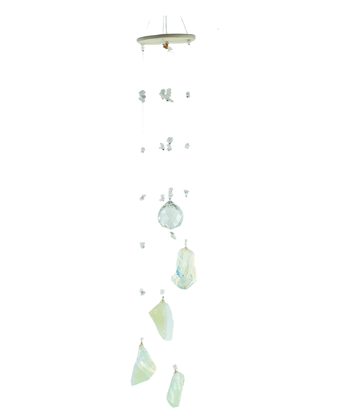 מובייל ספירלה משולב מגוון אבני אופליט 5 זרועות 65 ס