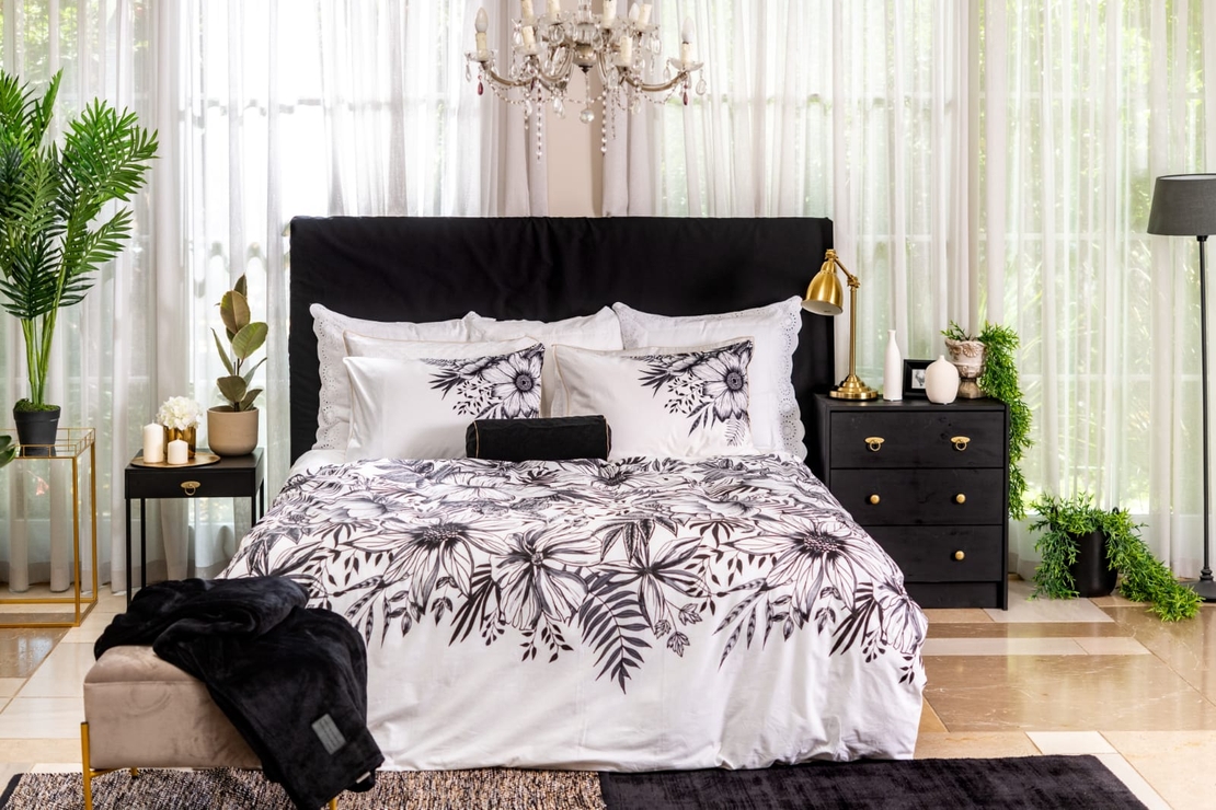 סט מצעים כותנה אינק ארטה 160/200