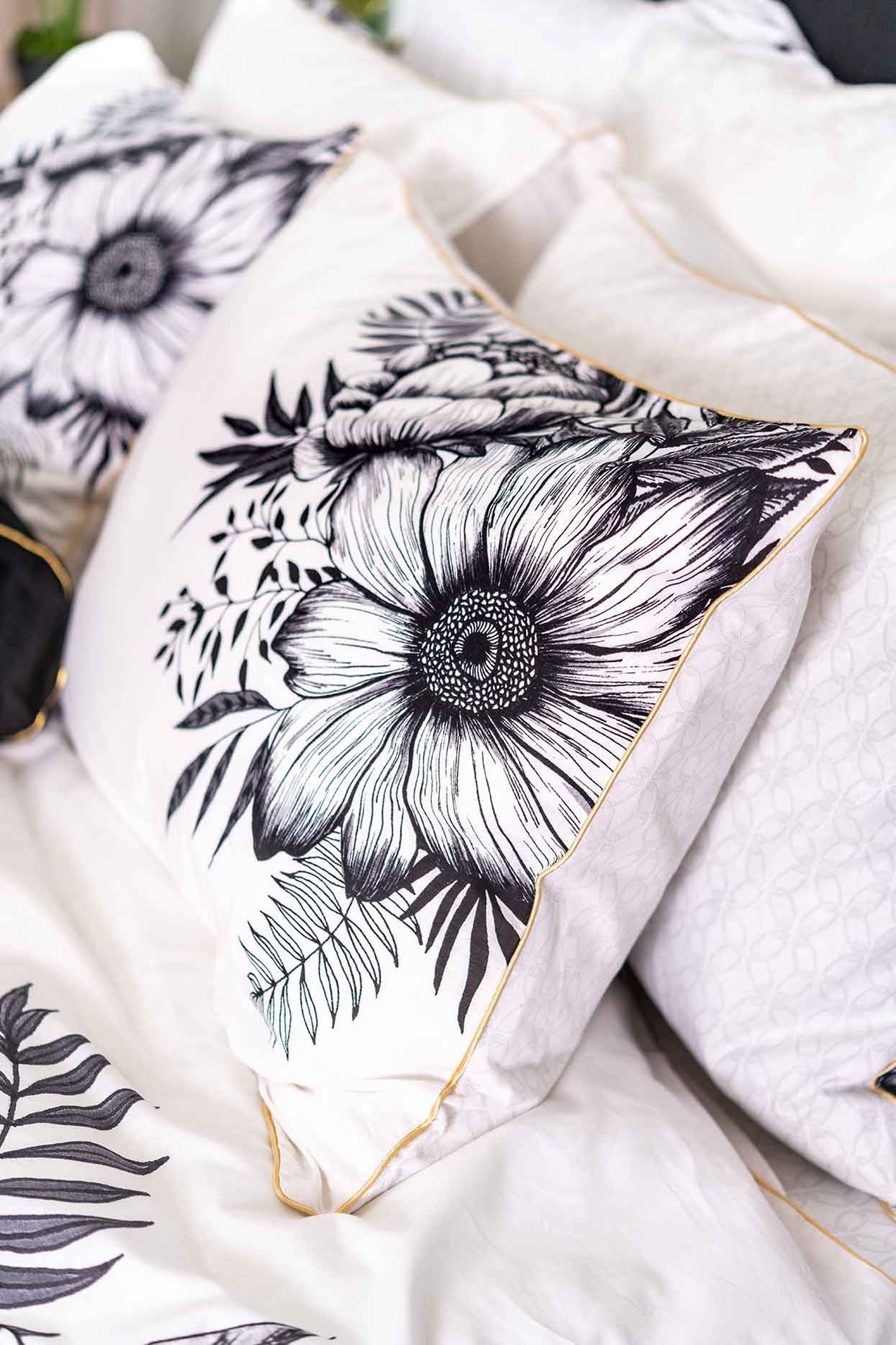 סט מצעים כותנה אינק ארטה 160/200