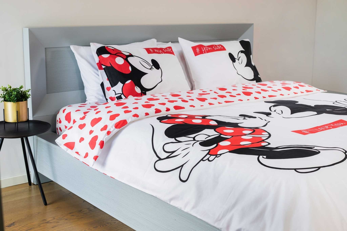 מצעי מיקי ומיני מאוס נשיקות 160/200