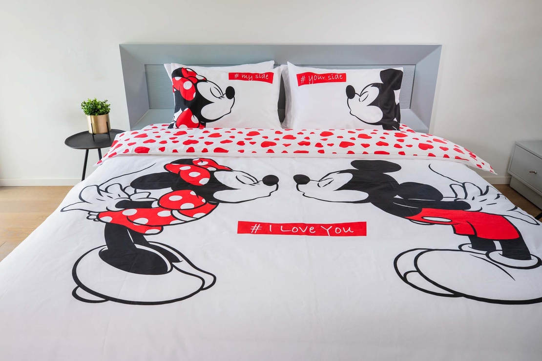 מצעי מיקי ומיני מאוס נשיקות 160/200