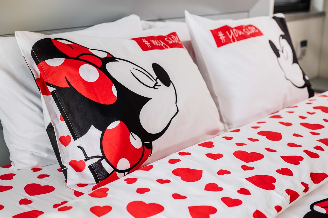 מצעי מיקי ומיני מאוס נשיקות 160/200