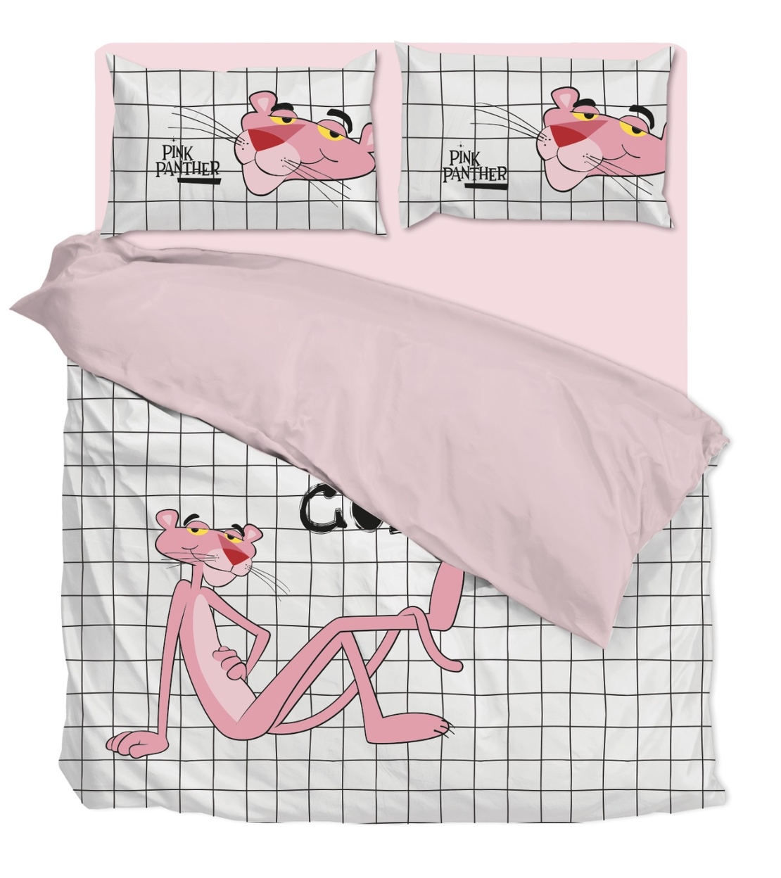 מצעי הפנתר הורוד 160/200