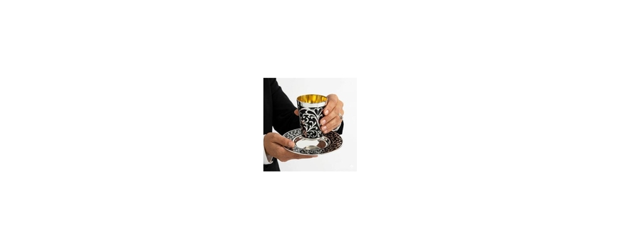 Kiddush set pure silver