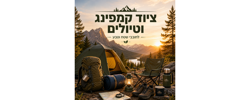 ציוד קמפינג וטיולים