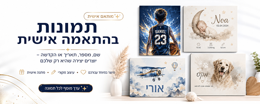 הקיר שלי – תמונות בהתאמה אישית