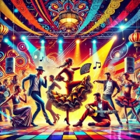 The accents in Latin dance music