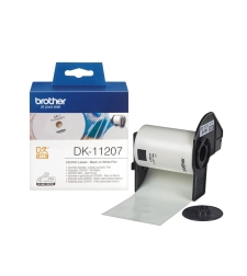 גליל Brother DK-11207 שחור על לבן קוטר של 58 מ
