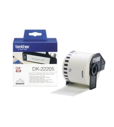גליל Brother DK-22205 נייר רציף שחור על לבן 62 מ