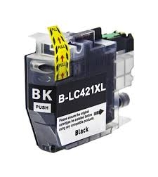 ‏ראש דיו שחור Brother LC421XLBK תואם