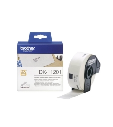 גליל Brother DK-11201 שחור על לבן 29x90 מ