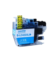 ‏ראש דיו כחול/ציאן Brother LC422XLC תואם