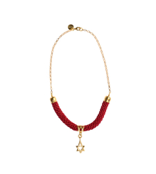 Star of David Red necklace | Jerusalem