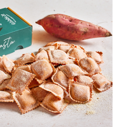 Sweet Potatoes and Mascarpone Ravioli