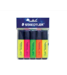 STAEDTLER מרקר זוהר 5 יחידות