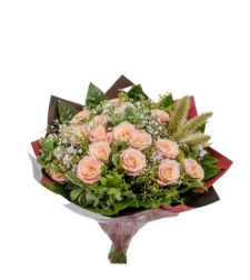 Bouquet of Peach Roses