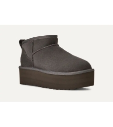 UGG אולטרה מיני פלטפורם - אפור