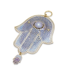 HAMSA MOSAIC BLUE