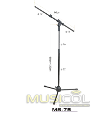 סטנד מיקרופון  AR ACOUSTIC MS-75