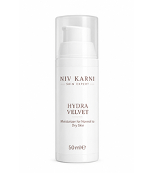 HYDRA VELVET – Niv Karni Skin Expert | קרם לחות עשיר לעור רגיל עד יבש להזנה, רכות וגמישות