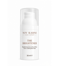 THE BRIGHTENER – Niv Karni Skin Expert | סרום מדכא מלנין להבהרת כתמים, פיגמנטציה ואחידות גוון העור