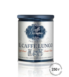 קפה טחון 250 גר' לונגו איטלקי 100% פולים ערביקה של Diemme
