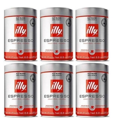 מבצע 6 יח' 250 גר' קפה טחון illy קלייה בינונית קלאסי