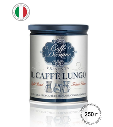 קפה טחון 250 גר' לונגו איטלקי 100% פולים ערביקה של Diemme