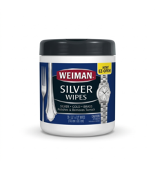 Wipes for cleaning silverware